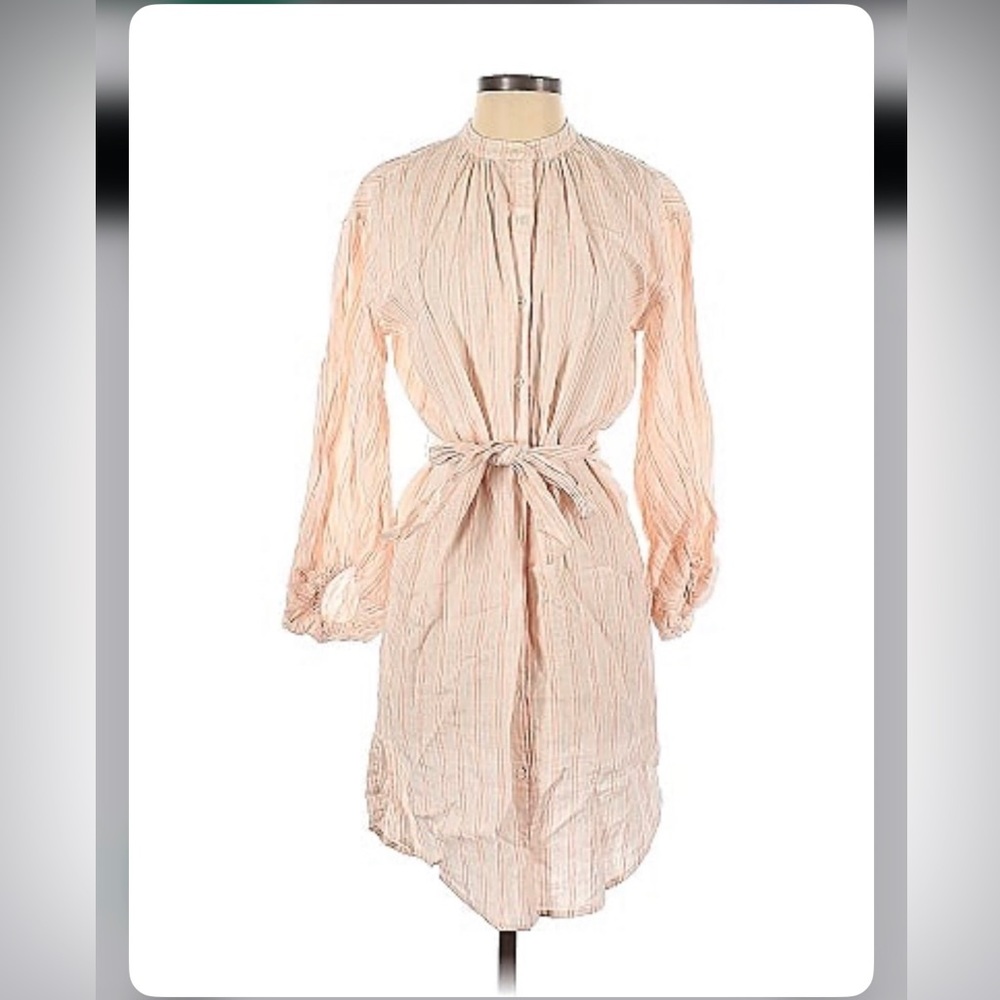 Joie Belted Linen Dress - size XS
